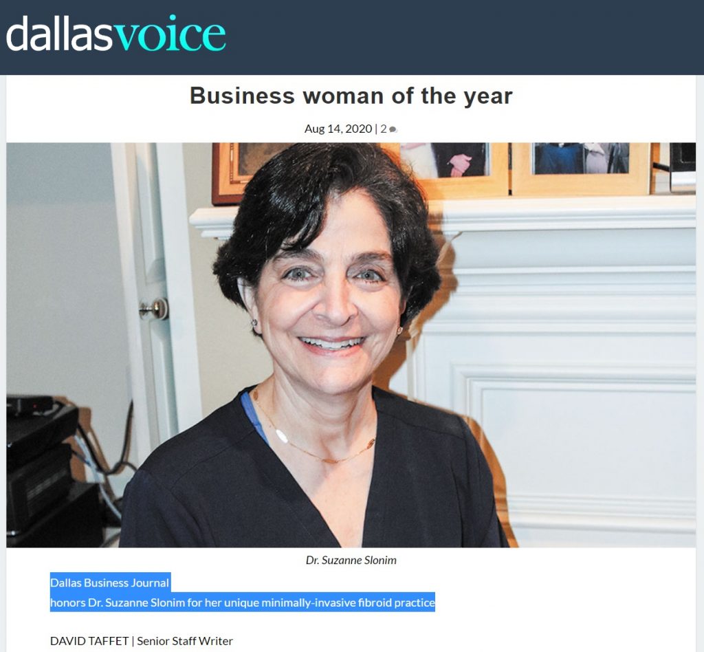 Dallas Voice business woman of the year Suzanne Slonim