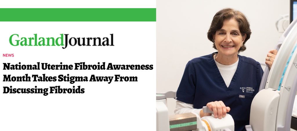 Uterine Fibroid Awareness Month featured by Garland Journal