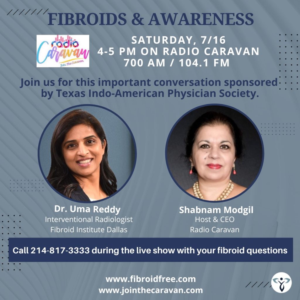 Uterine Fibroid Awareness Month featured by Radio Caravan