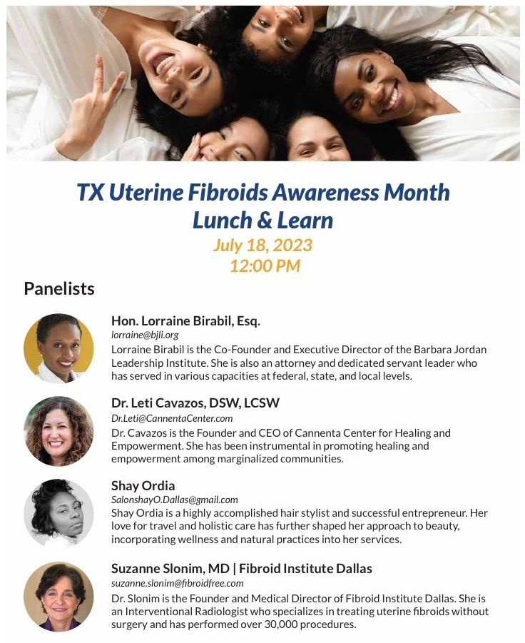 Fibroid Lunch n Learn Flyer