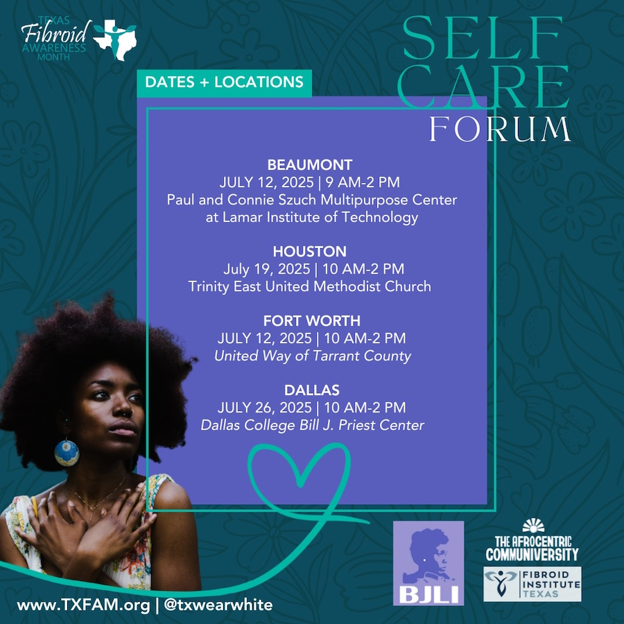 Texas fibroid awareness month schedule 