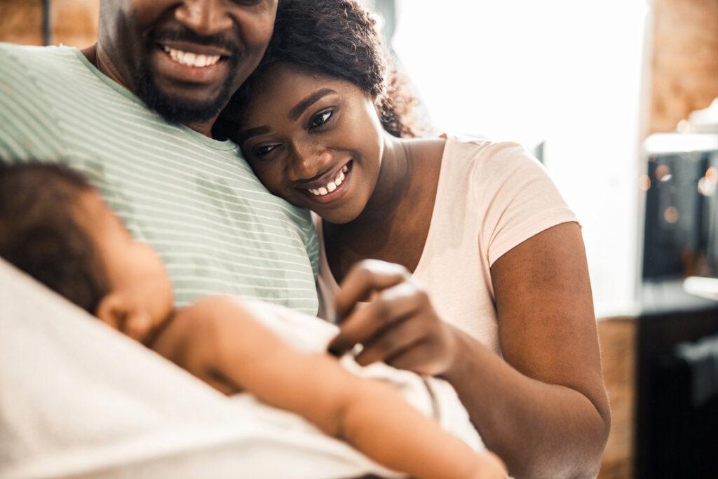 ufe uterine fibroid embolization couple with baby