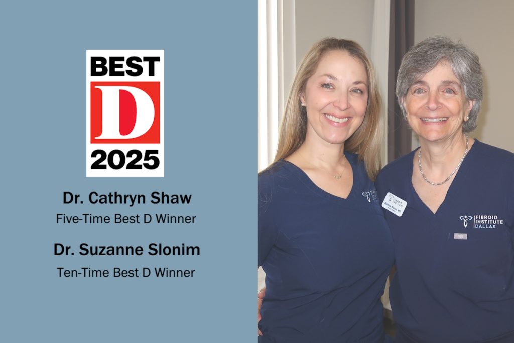 Dallas fibroid doctors best doctors D Magazine Shaw Slonim