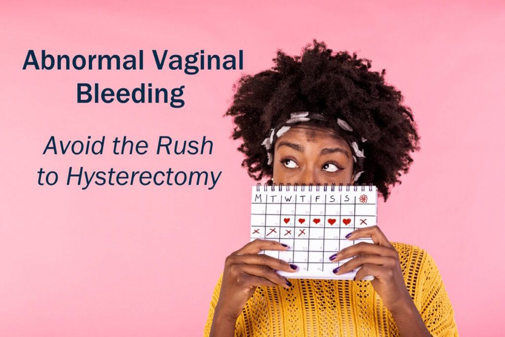 abnormal vaginal bleeding periods calendar woman
