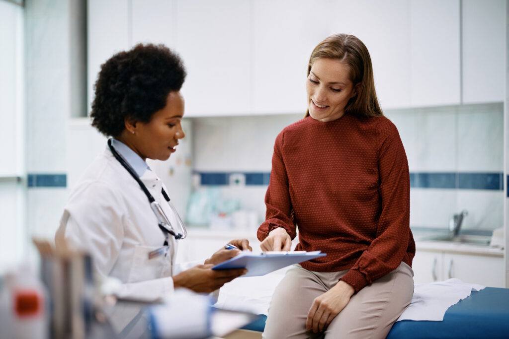 uterine fibroids fibroid treatment woman reviews options with doctor