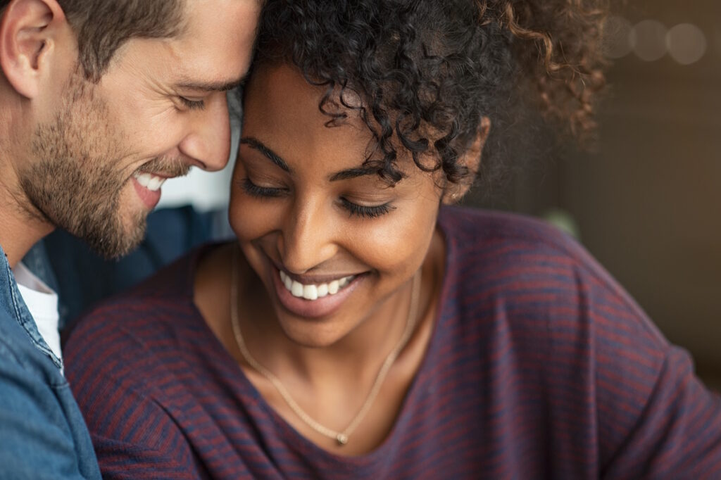 uterine fibroids and sex romantic multiethnic couple in love